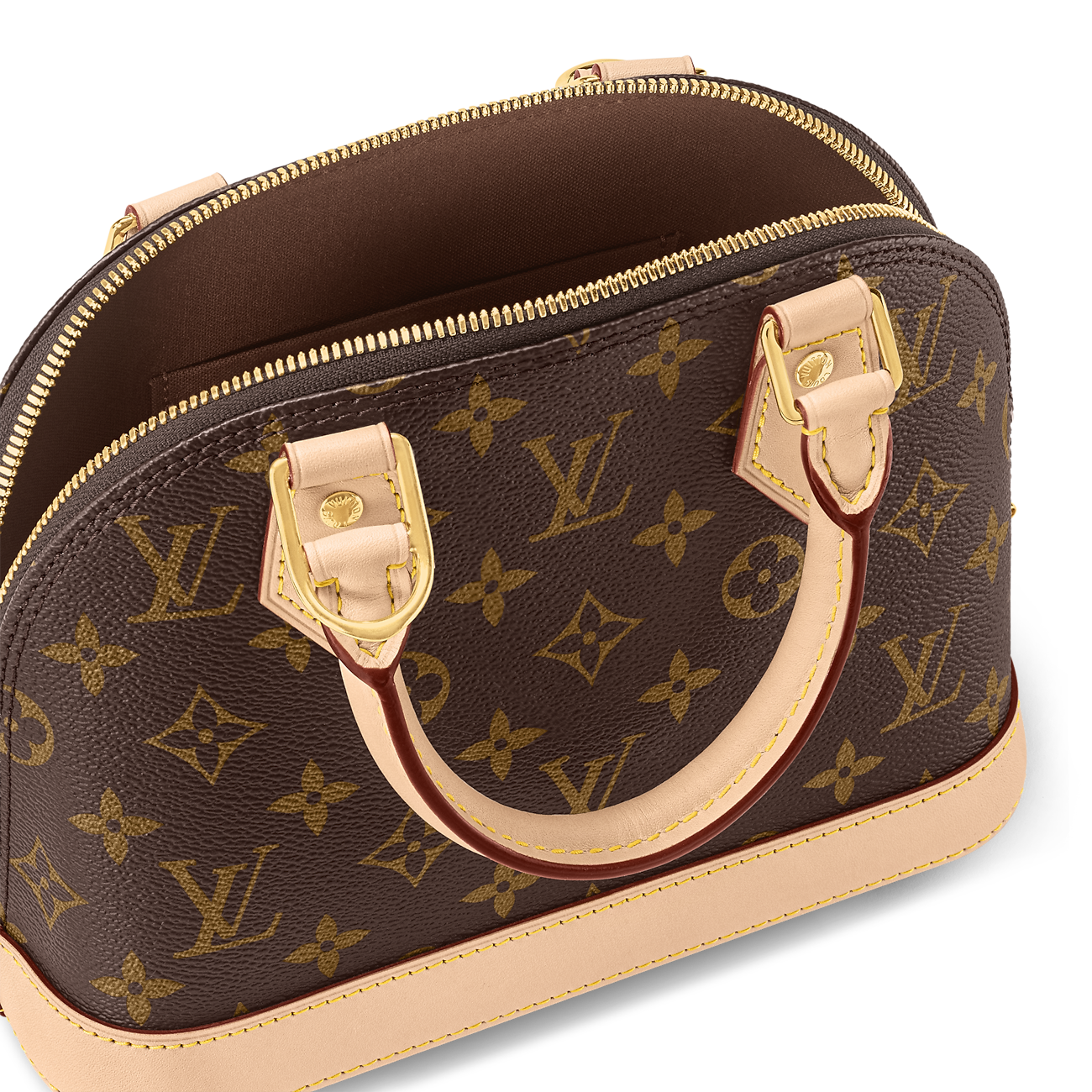 SAC À MAIN ALMA BB DAMIER EN VRAI CUIR