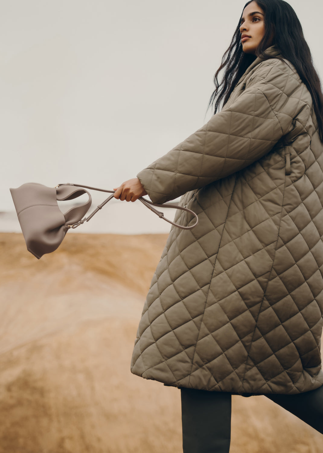 SAC POLÉNE EDITION TAUPE GRAINÉ