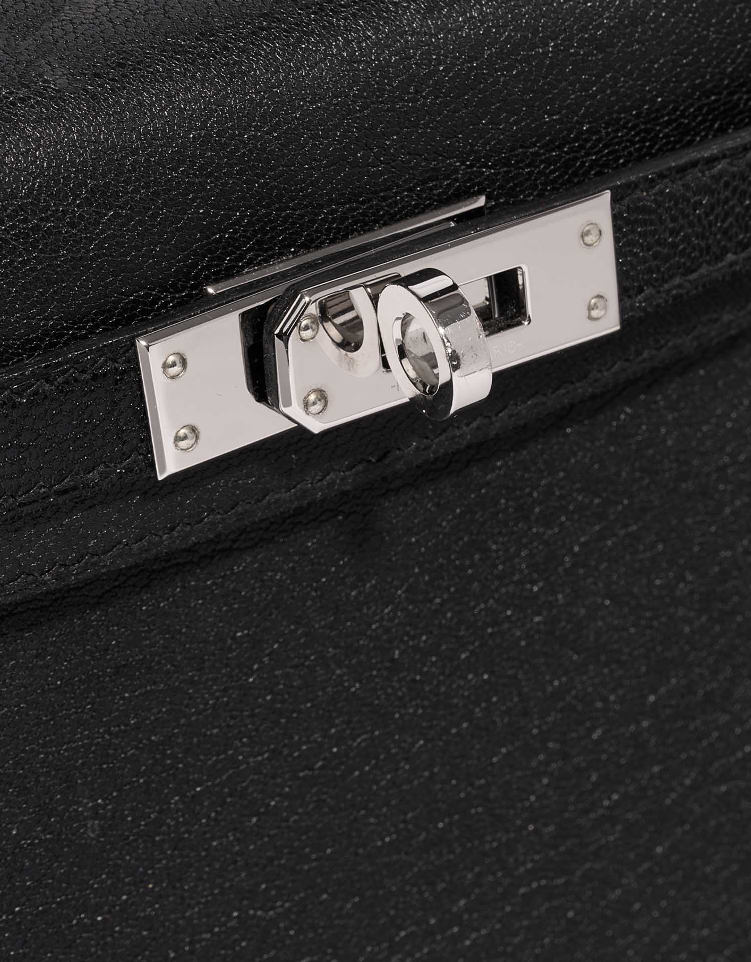 Sac bandoulière Kelly Sellier 25 Hermès Veau Noir