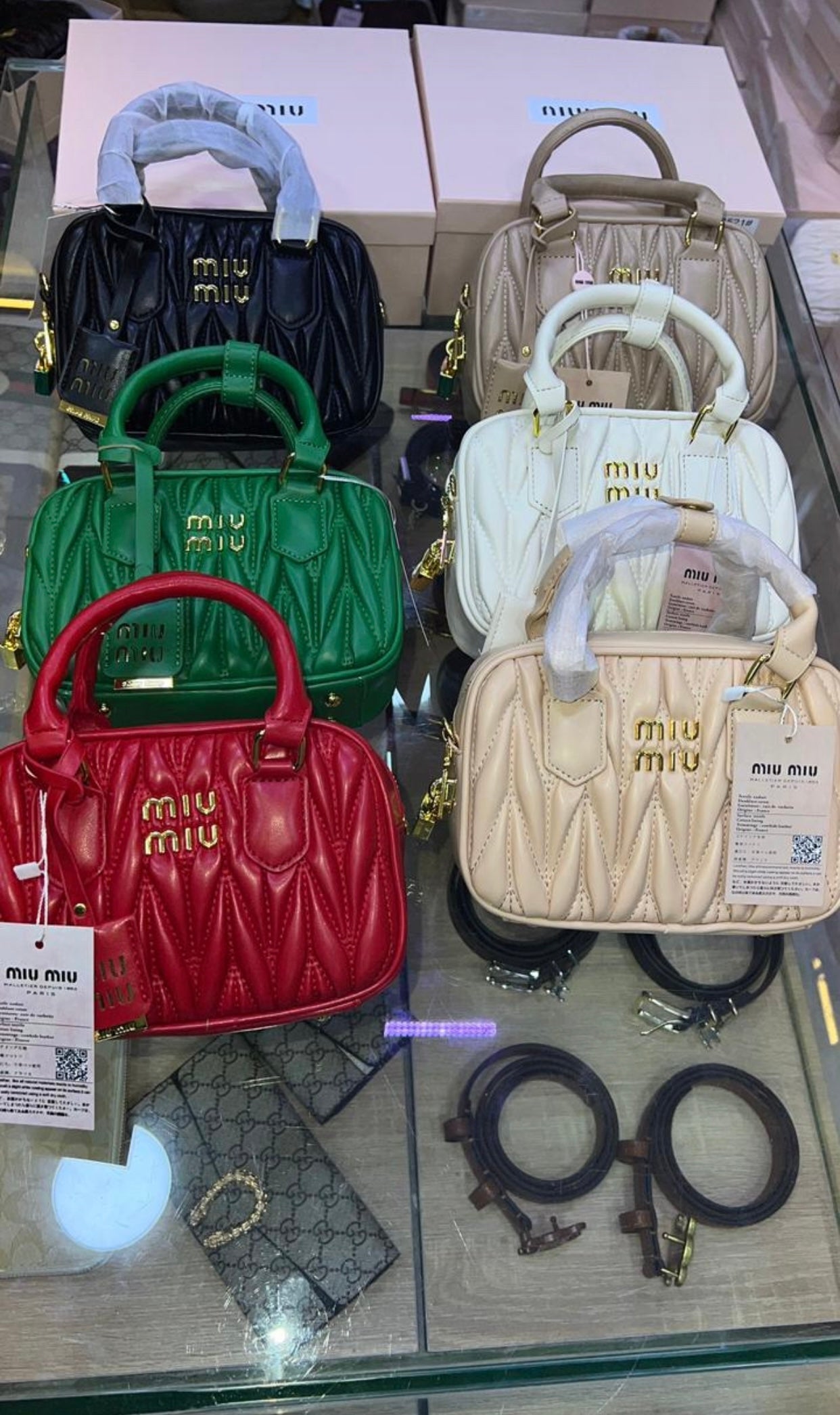 Sac Arcadie nappa matelassé en blanc