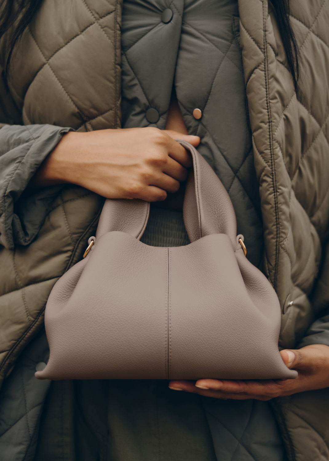 SAC POLÉNE EDITION TAUPE GRAINÉ