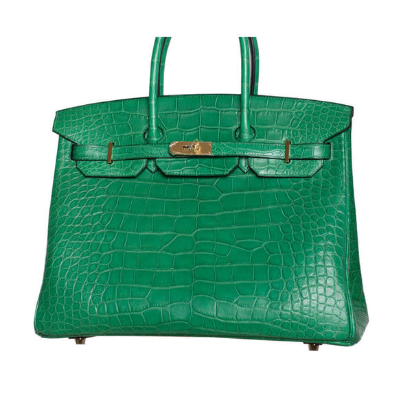 Sacs À Main À Poignée Supérieure En Cuir Véritable Imprimé Crocodile Lisse