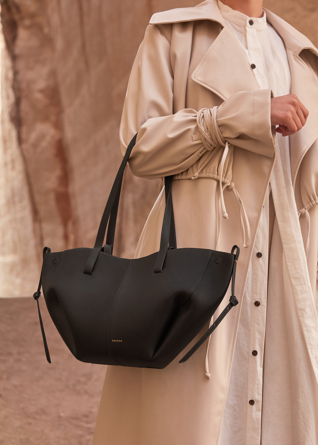 SAC POLÉNE EDITION NOIR GRAINÉ