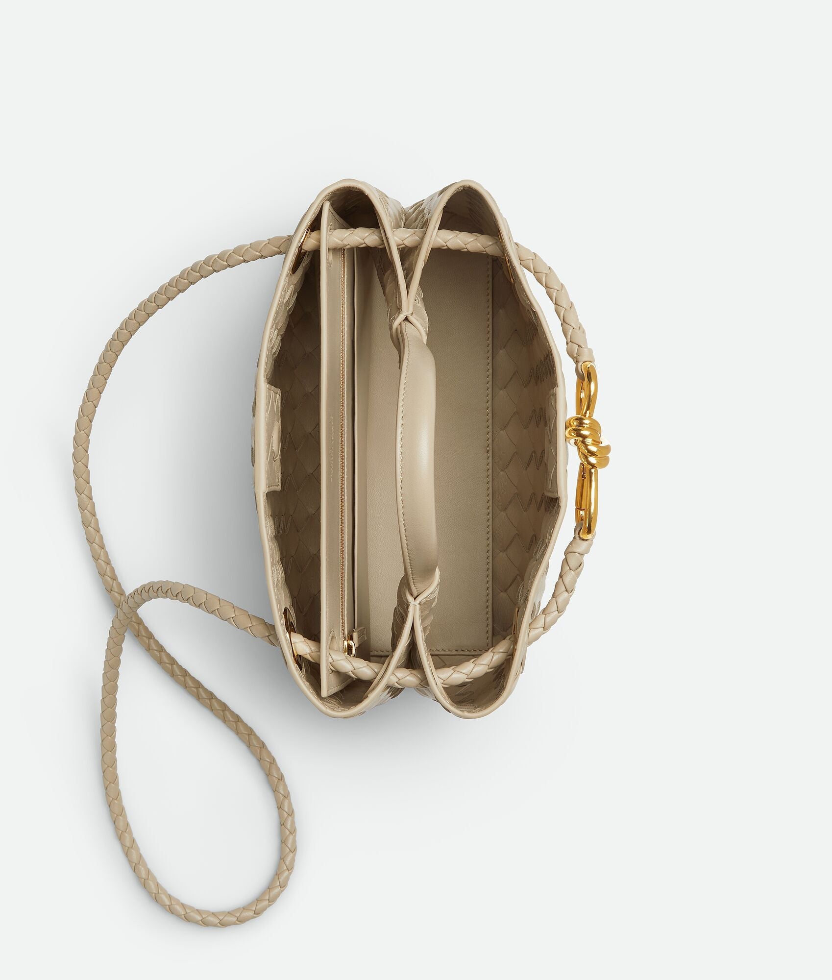 Sac à main en Andiamo Bottega Veneta Beige