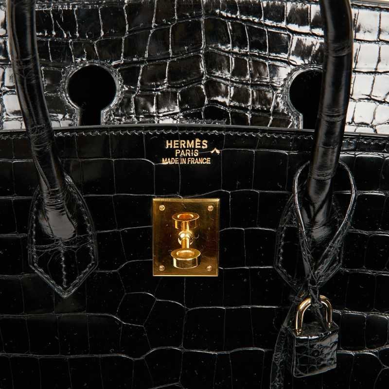 BIRKIN 35 HERMES CROCO NOIRE