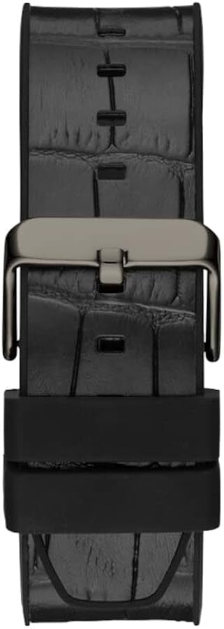 Montre GUESS multifonction US Homme Cuir Noir