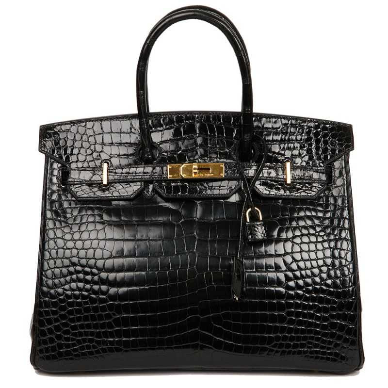 BIRKIN 35 HERMES CROCO NOIRE