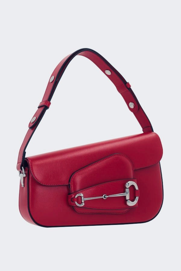 PETIT SAC À BANDOULIÈRE EN LISSE GUCCI HORSEBIT 1955