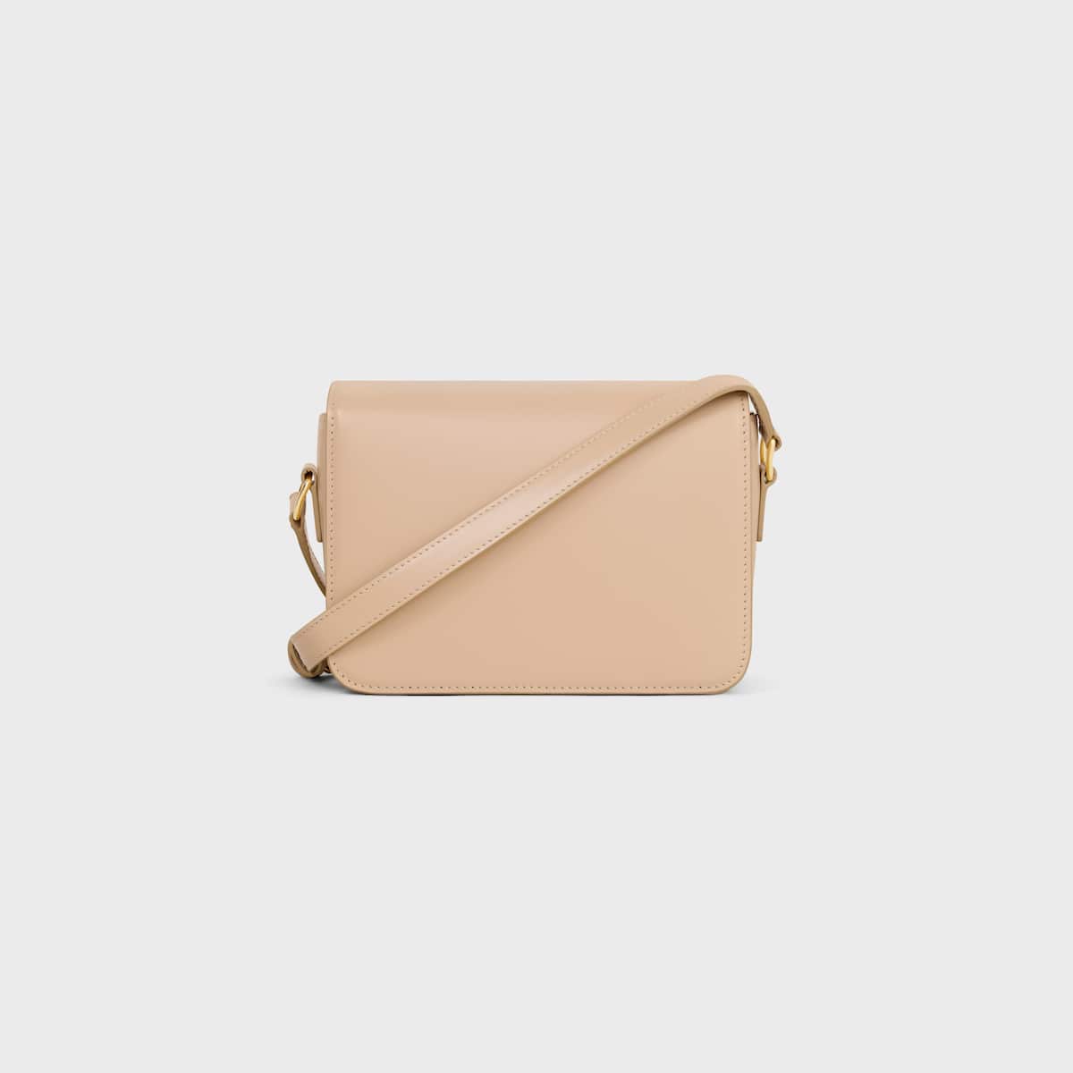 SAC TRIOMPHE TEEN EN VEAU BRILLANT EN BEIGE