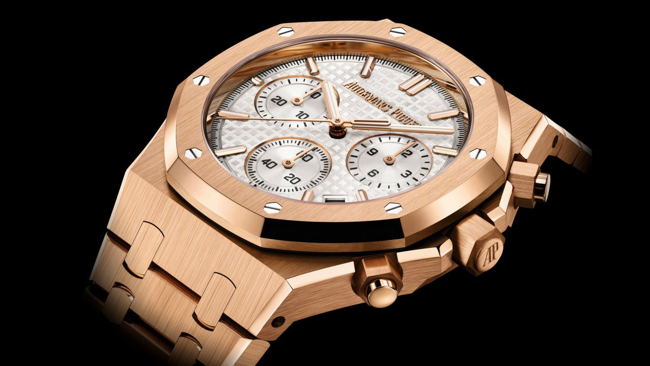 ROYAL OAK CHRONOGRAPHE-ROSE/BLANC