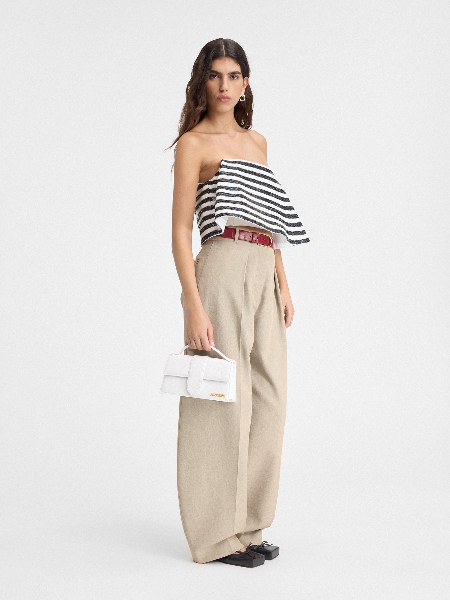Sacs Jacquemus bandoulière & Porté main Blanc