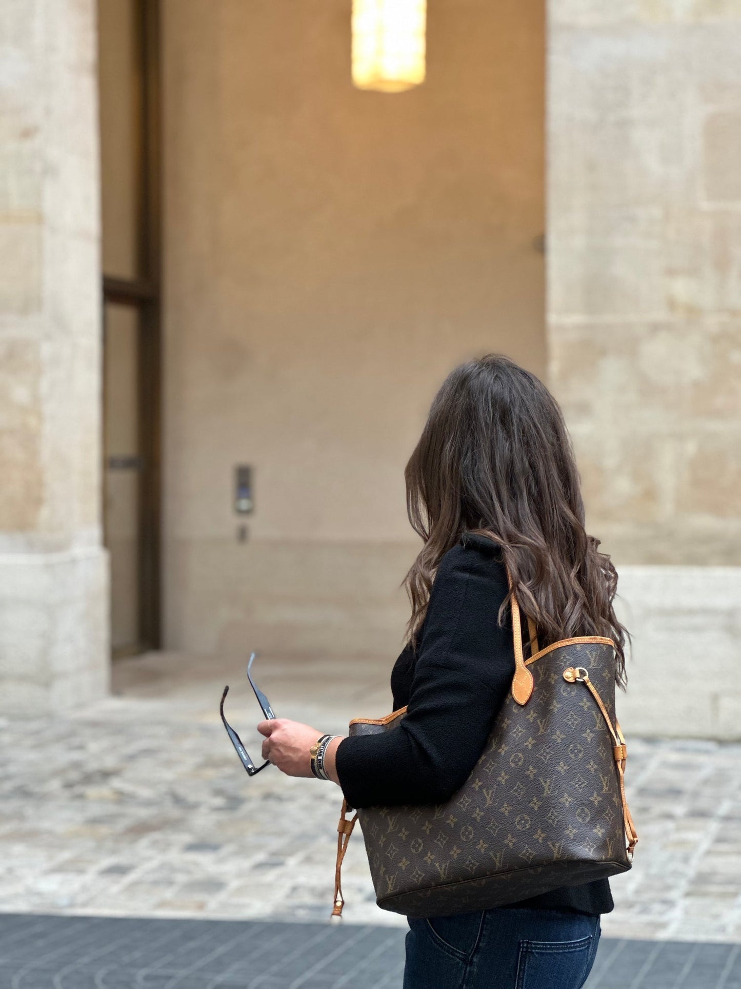 Sac Brown Monogram Neverfull GM Marron