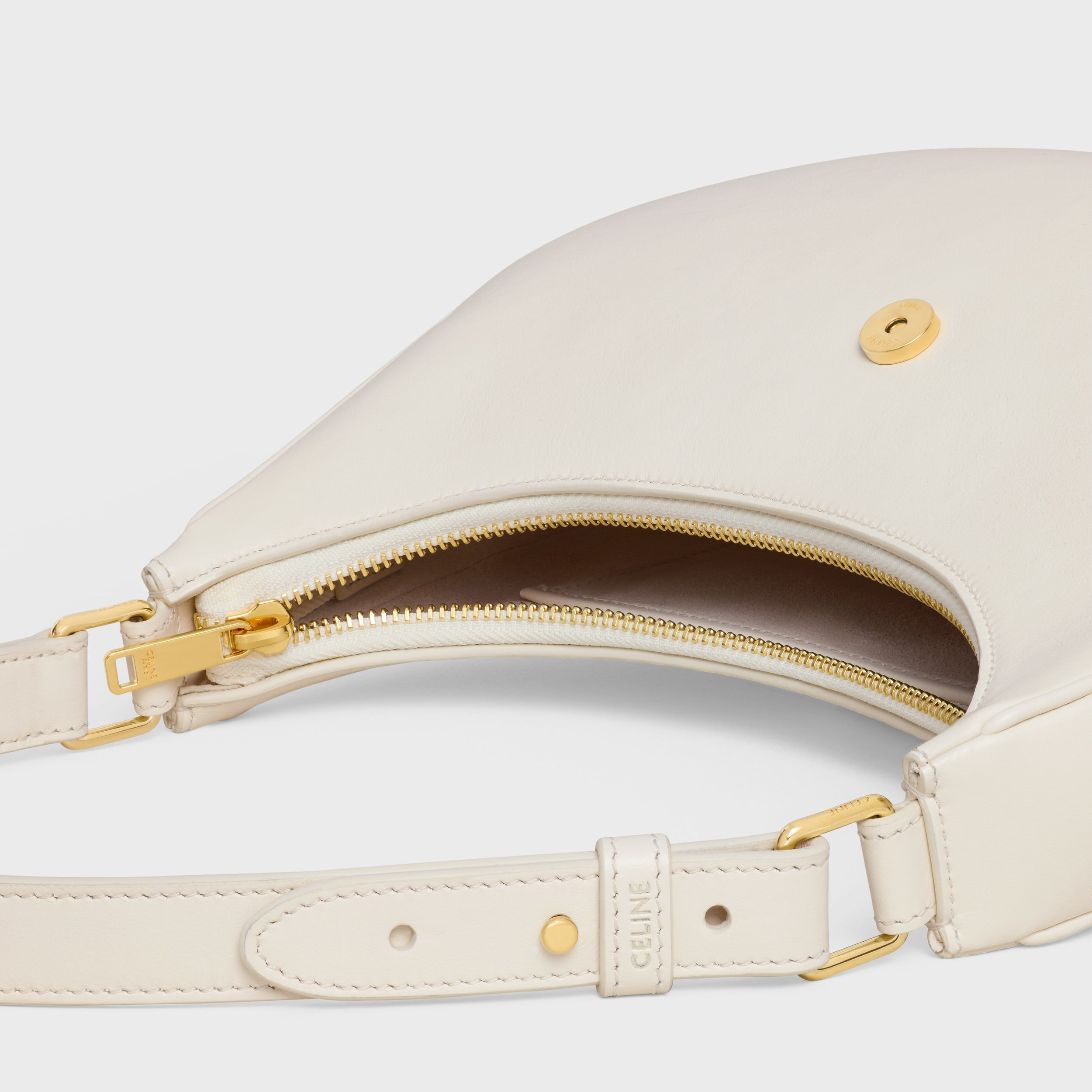 SAC AVA TRIOMPHE MOYEN MODELE VEAU LISSE BEIGE