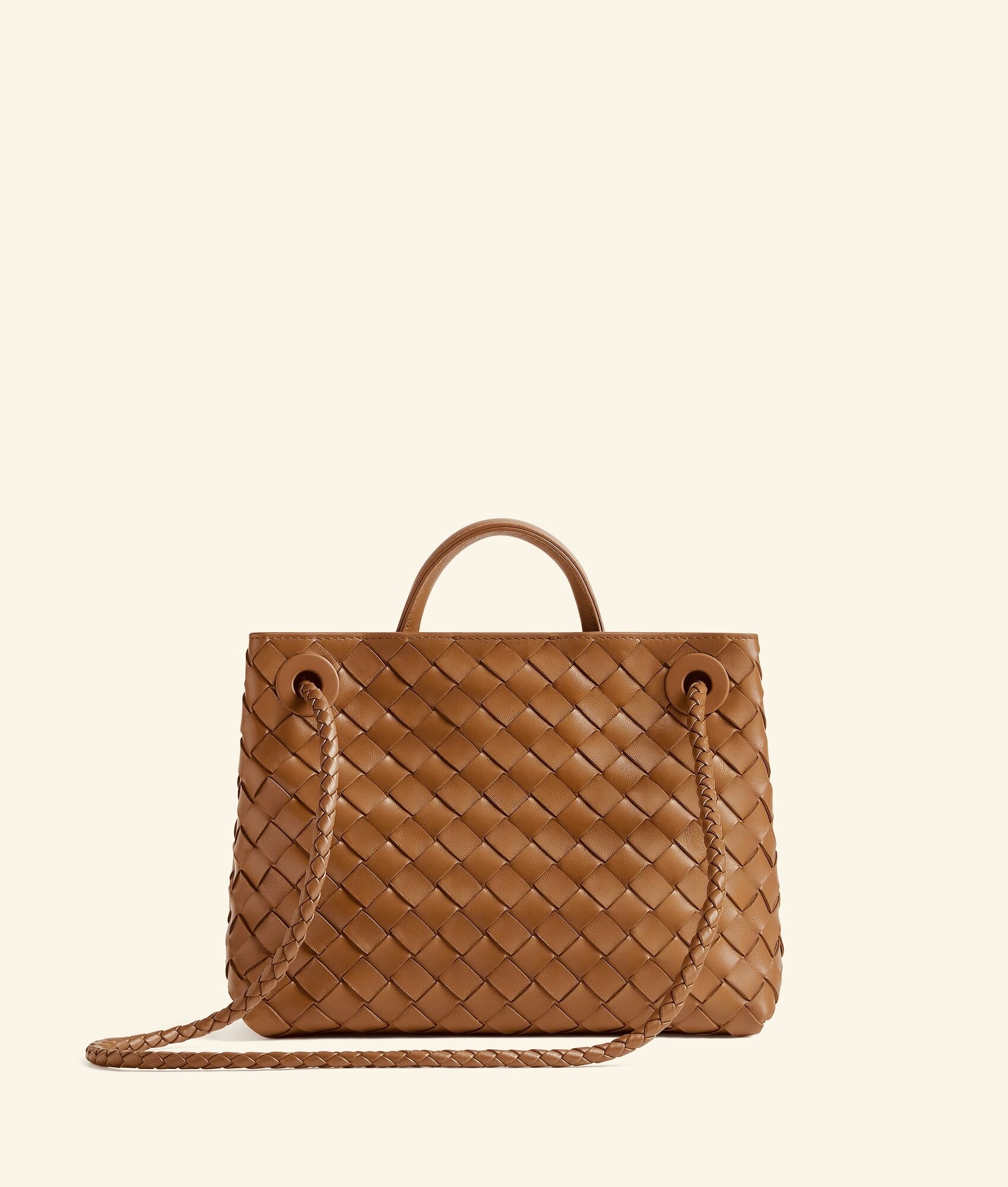Sac à main en Andiamo Bottega Veneta Marron caramel