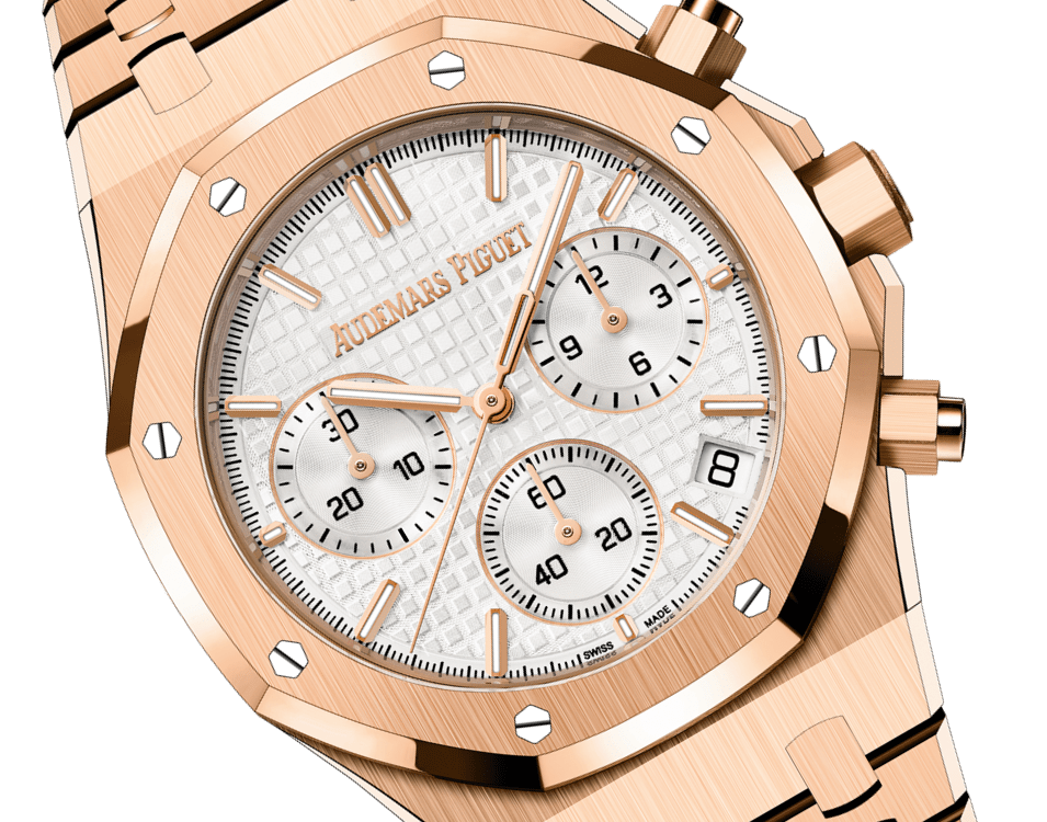 ROYAL OAK CHRONOGRAPHE-ROSE/BLANC