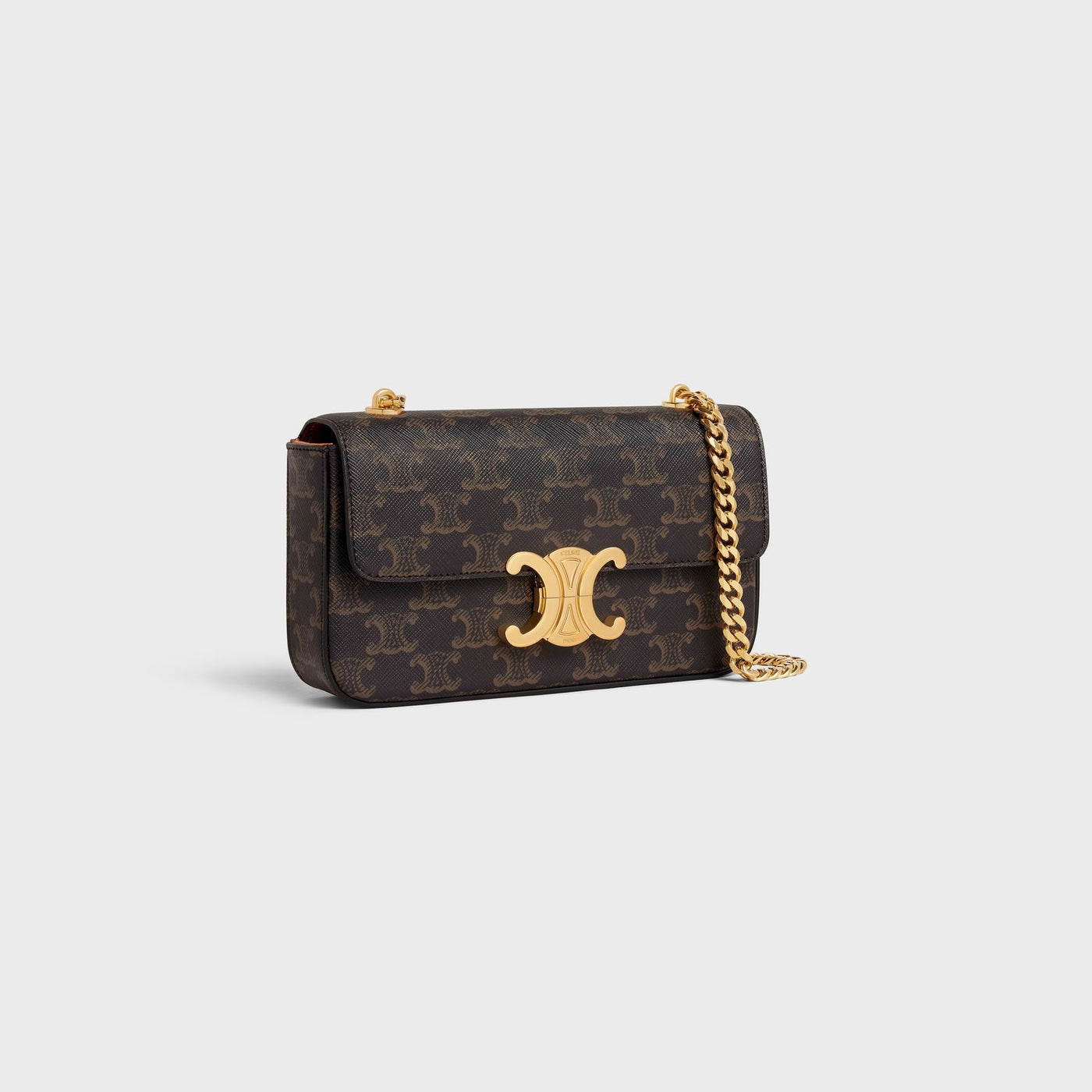SAC À BANDOULIÈRE CHAÎNE CLAUDE DE VEAU BRILLANT
