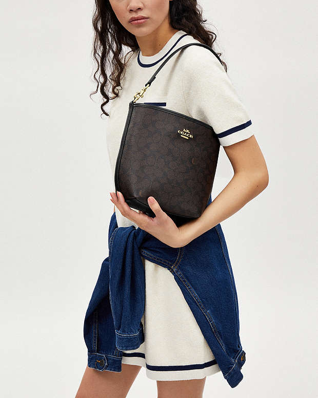 Sac seau Ville en toile signature