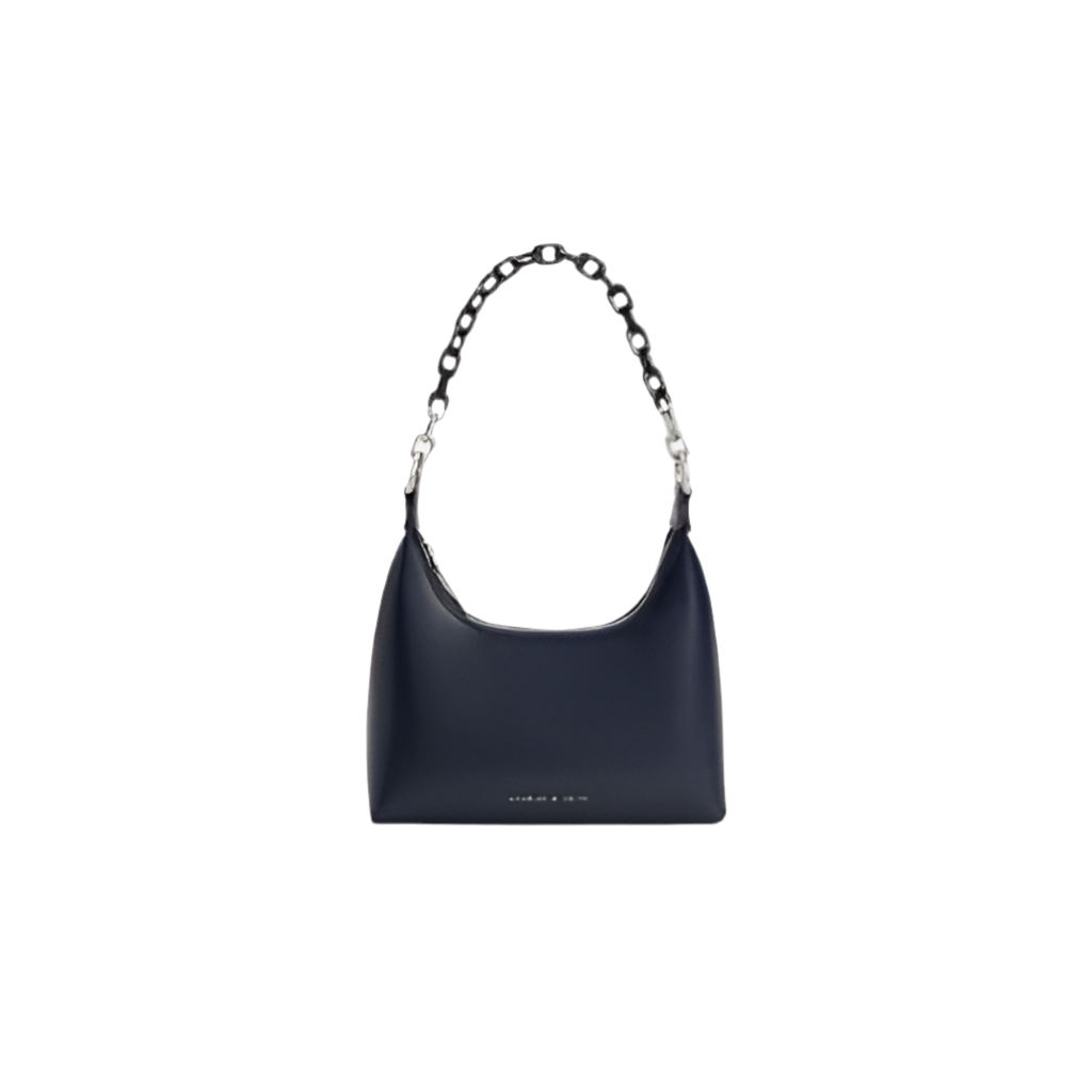 Sac à bandoulière avec poignée en chaîne Koi - Noir