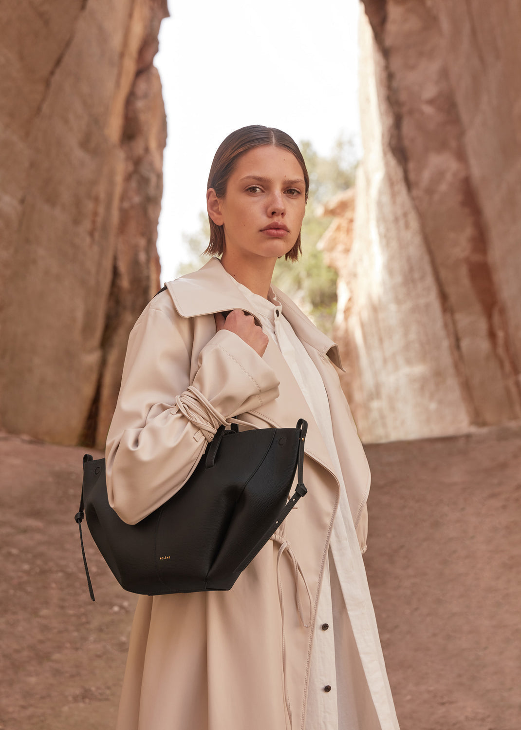 SAC POLÉNE EDITION NOIR GRAINÉ