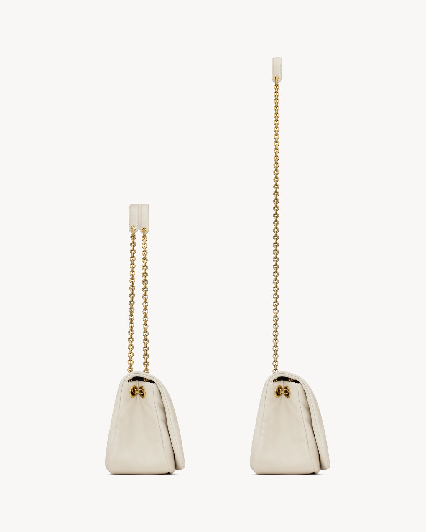 Sac Ysl JAMIE 4.3 SMALL EN D’AGNEAU Blanc