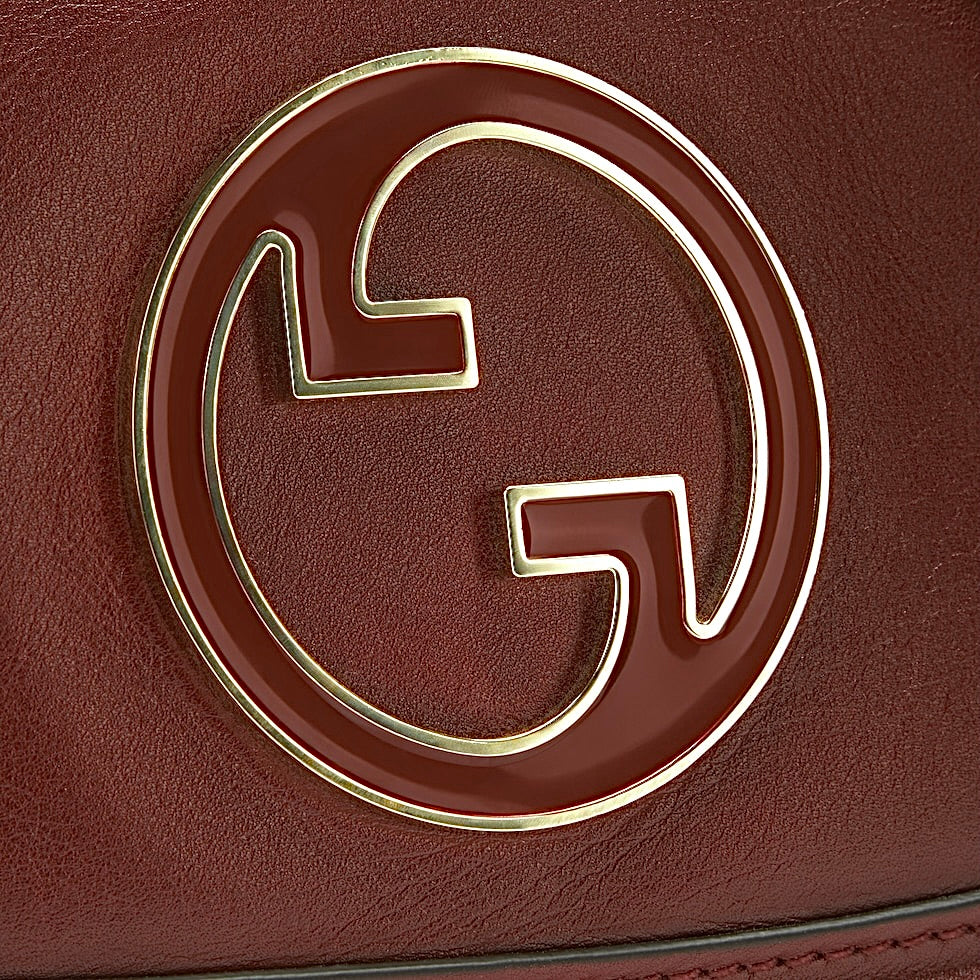 SAC À ÉPAULE GUCCI BLONDIE PETIT FORMAT EN MARRON