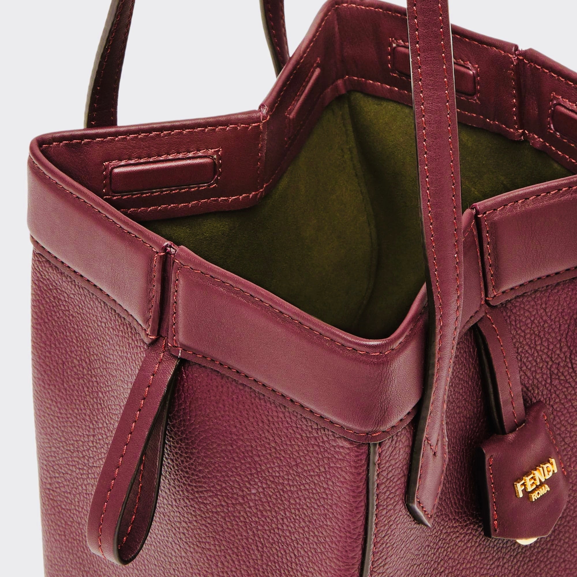 Sac Fendi Origami sac transformable en bordeaux