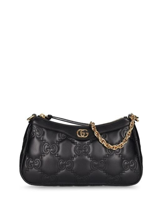 Sac à bandoulière En Matelassé Noir GG Pour femme