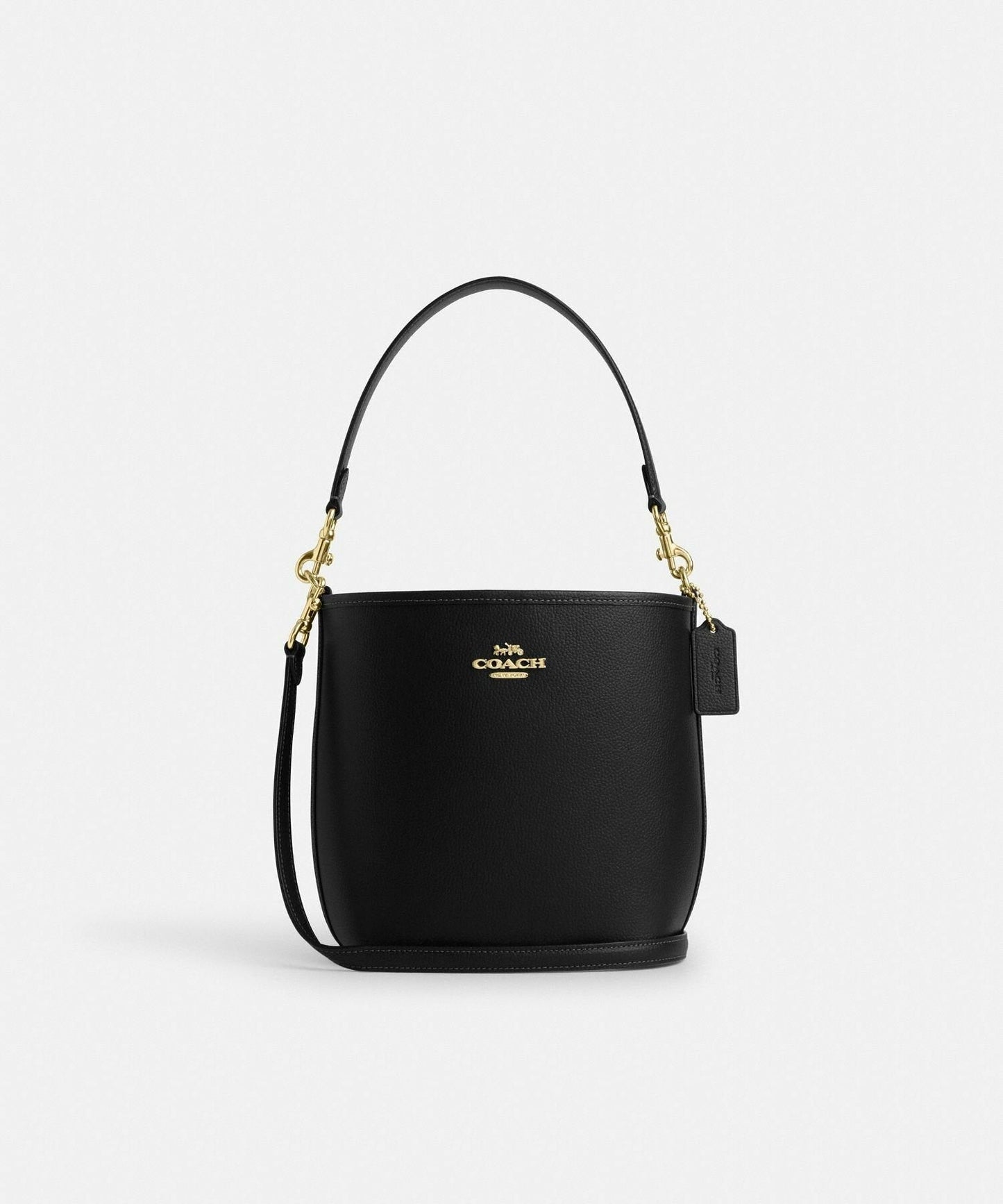Sac seau Ville en toile signature en noir