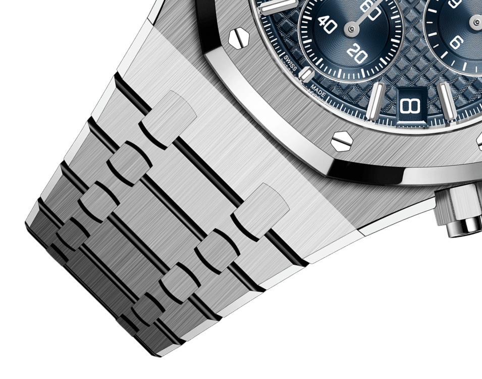 ROYAL OAK CHRONOGRAPHE-GRIS/BLEU