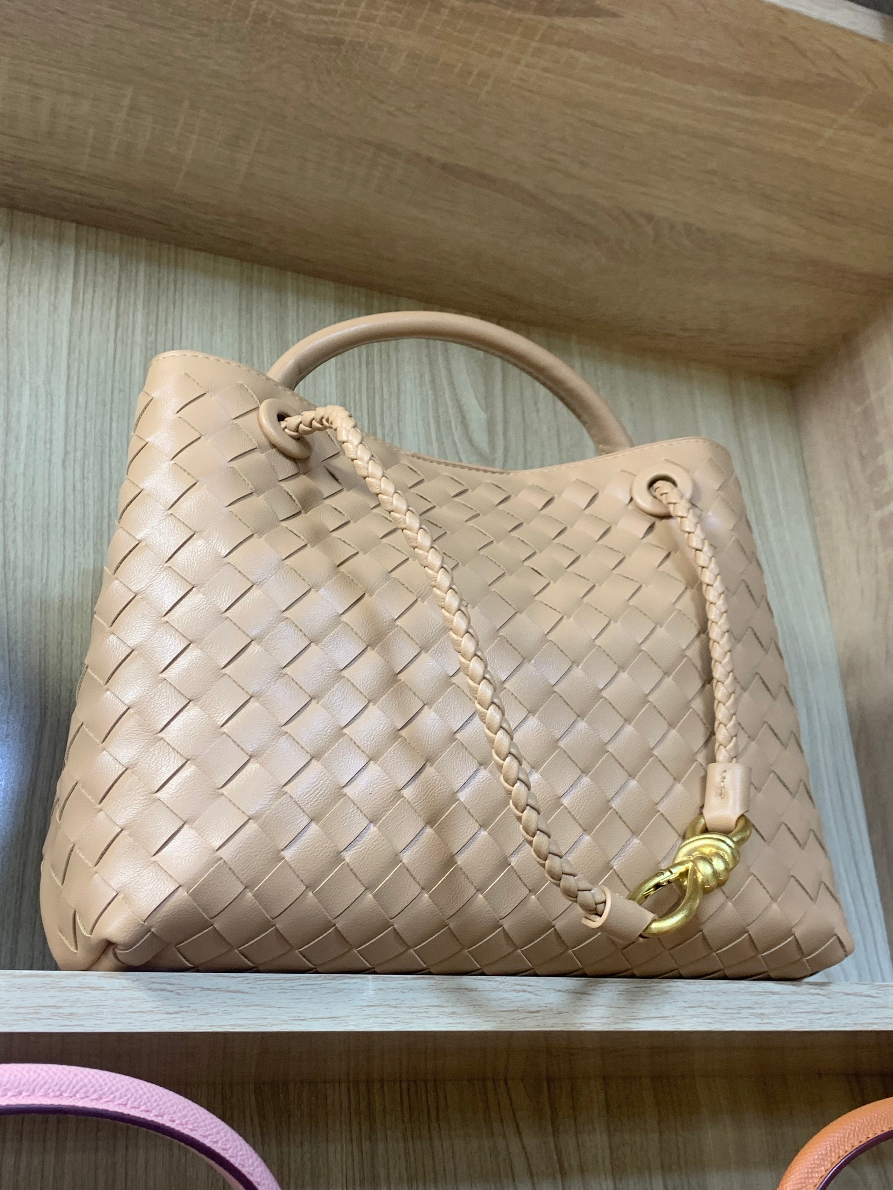 Sac à main en Andiamo Bottega Veneta Beige