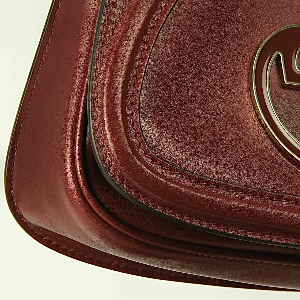 SAC À ÉPAULE GUCCI BLONDIE PETIT FORMAT EN MARRON