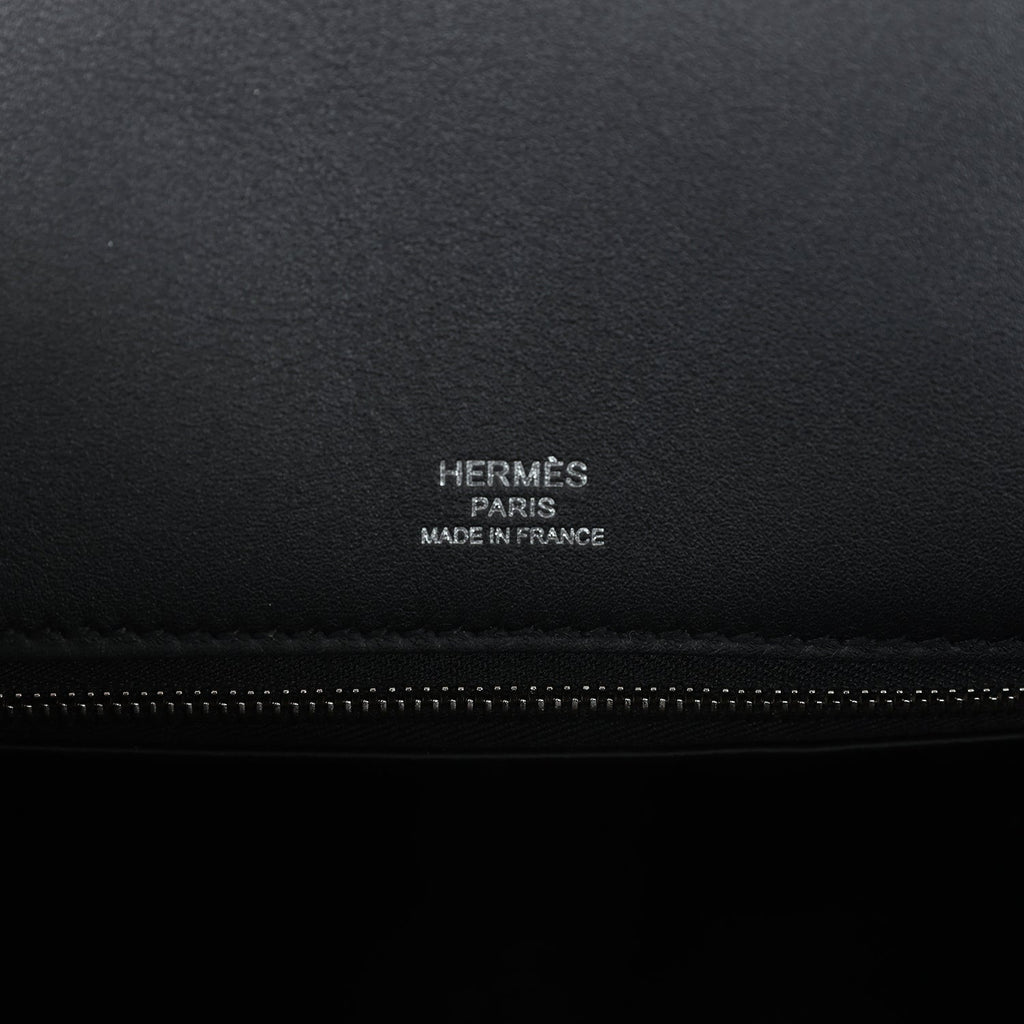 Sac à main Hermès Birkin Shadow en cuir Everkcalf noir