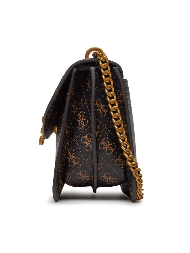 Sac à bandoulière GUESS « James » en marron clair et marron foncé