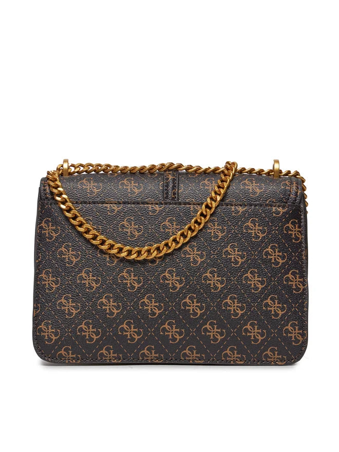 Sac à bandoulière GUESS « James » en marron clair et marron foncé