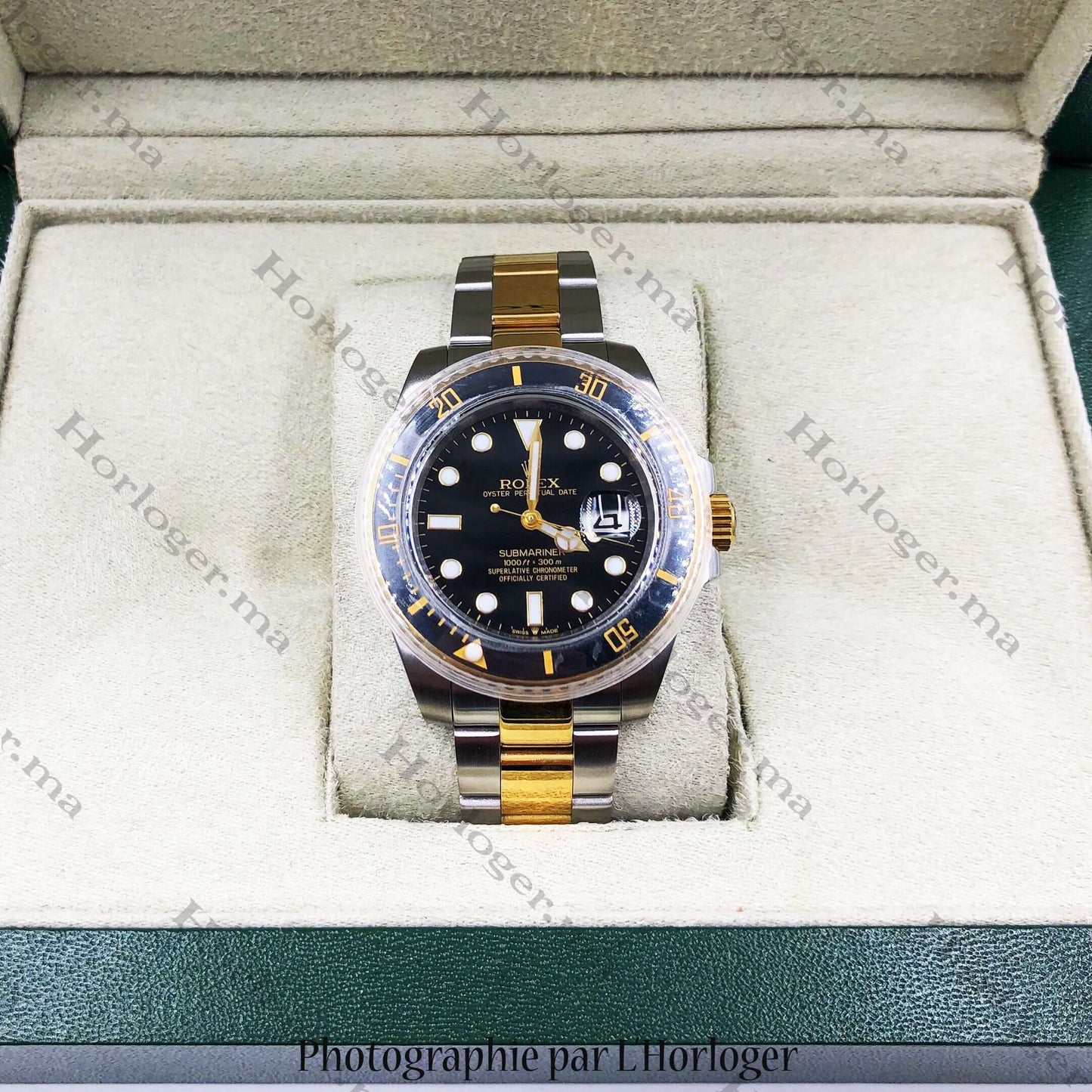 Rolex Submariner Golden Silver Black