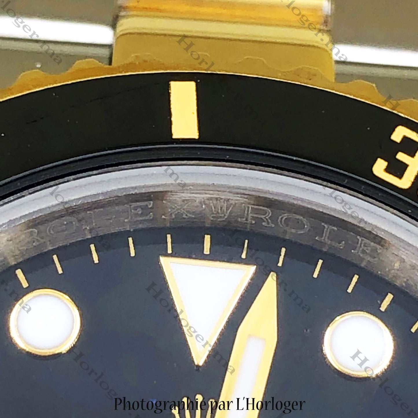 Rolex Submariner Golden Silver Black