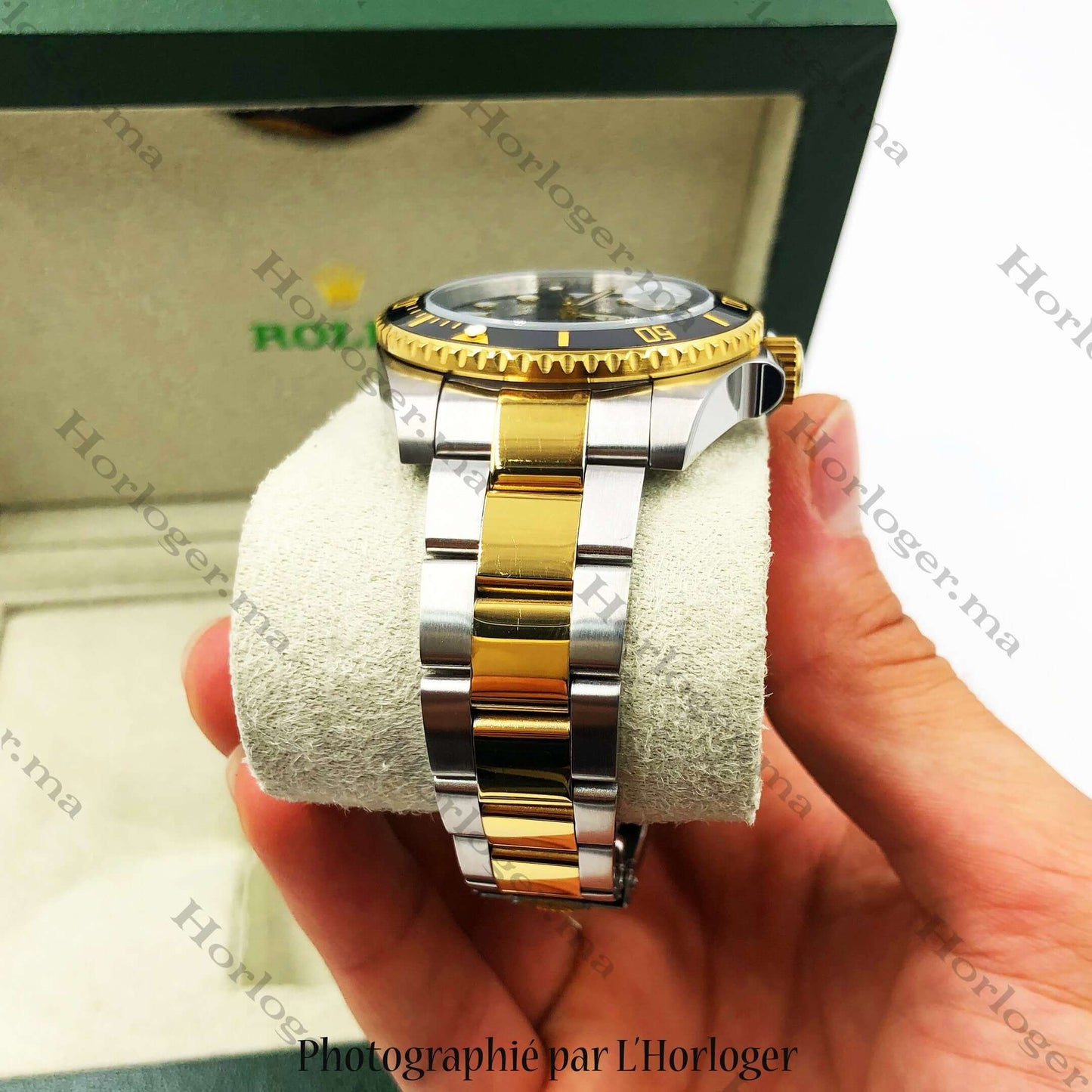 Rolex Submariner Golden Silver Black