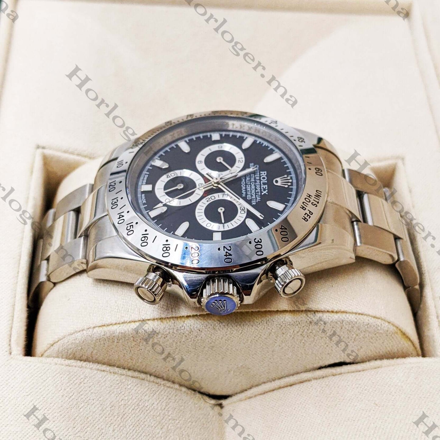 Rolex Daytona Silver Black Dial