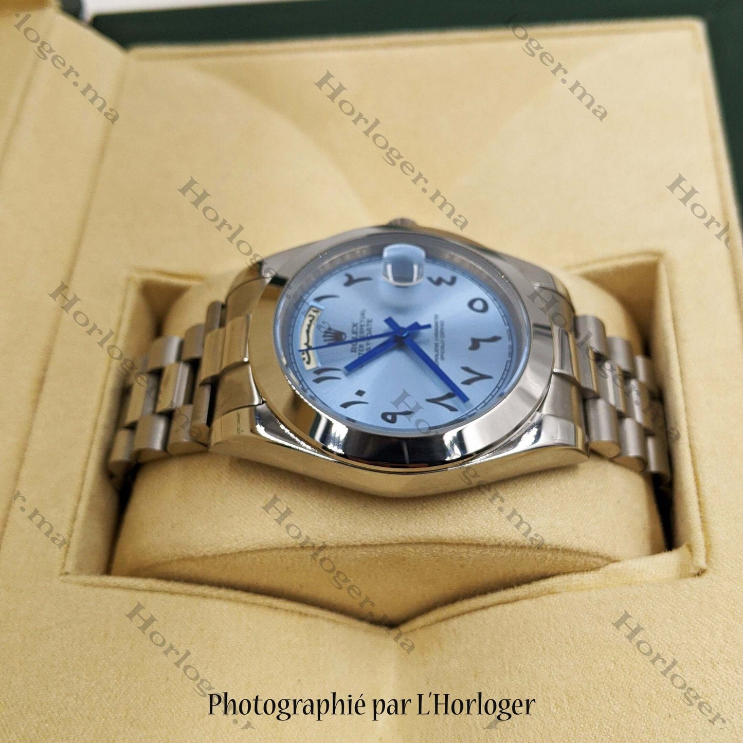 Rolex Day-date Ice blue Arabic Dial