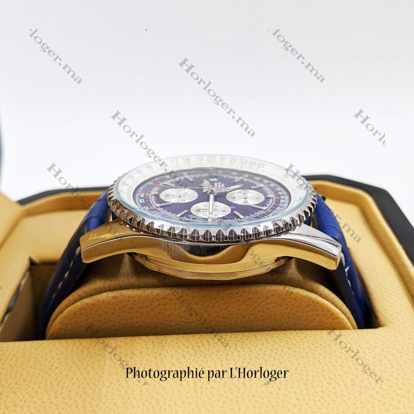 Breitling Navitimer Blue Leather