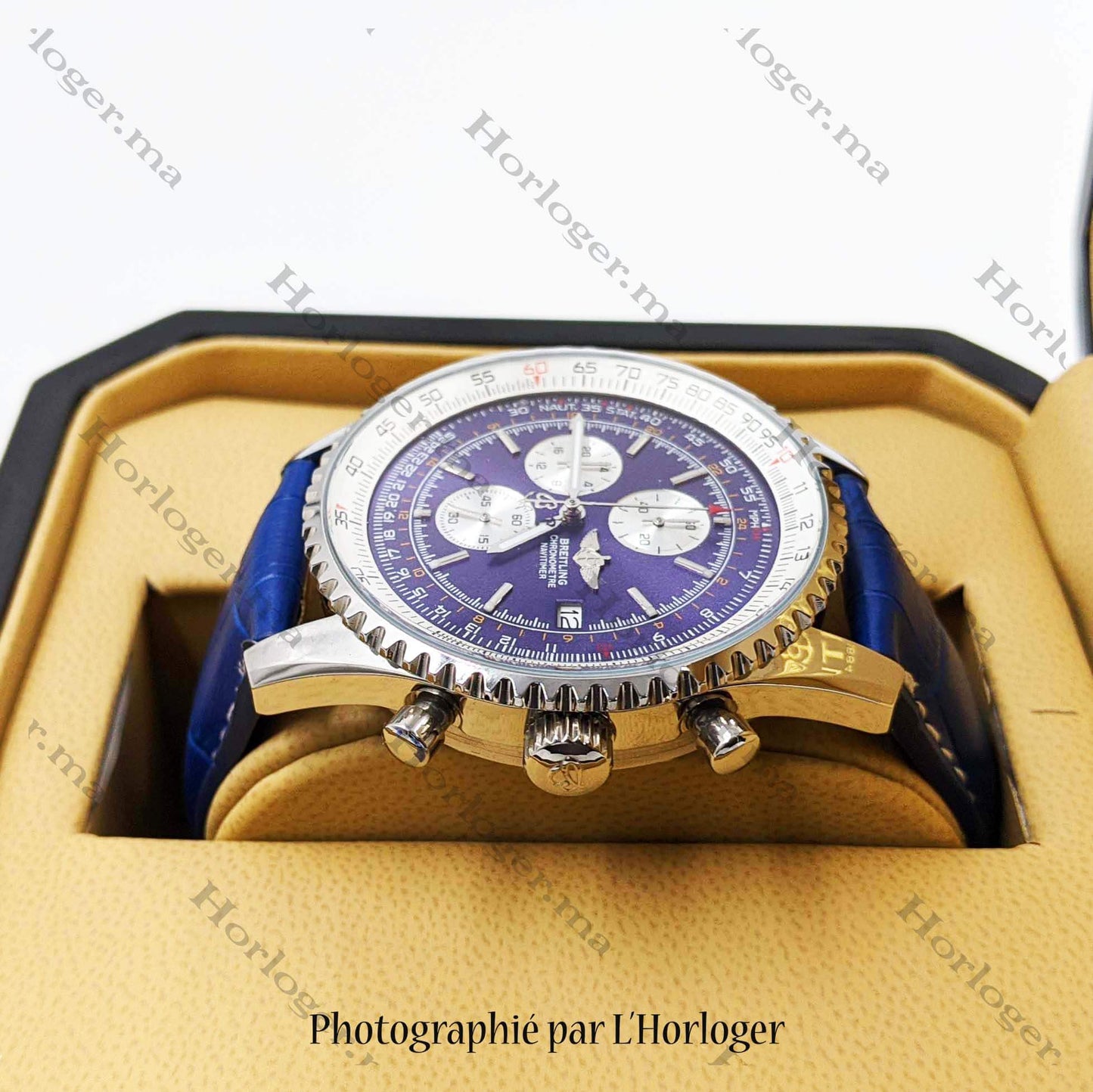 Breitling Navitimer Blue Leather