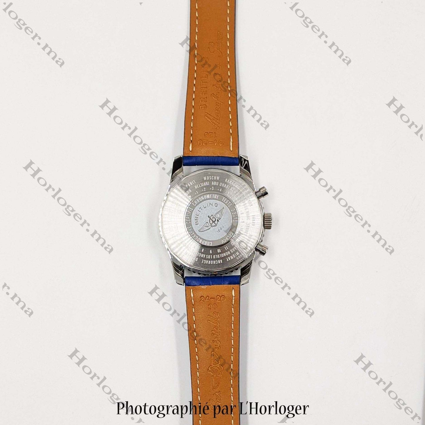 Breitling Navitimer Blue Leather