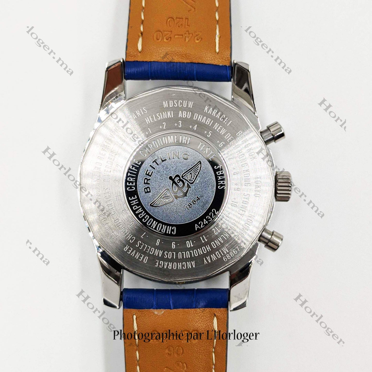 Breitling Navitimer Blue Leather