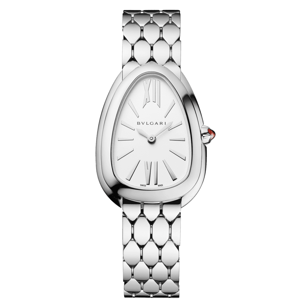 Bvlgari Seduttori Argenté fond Blanc