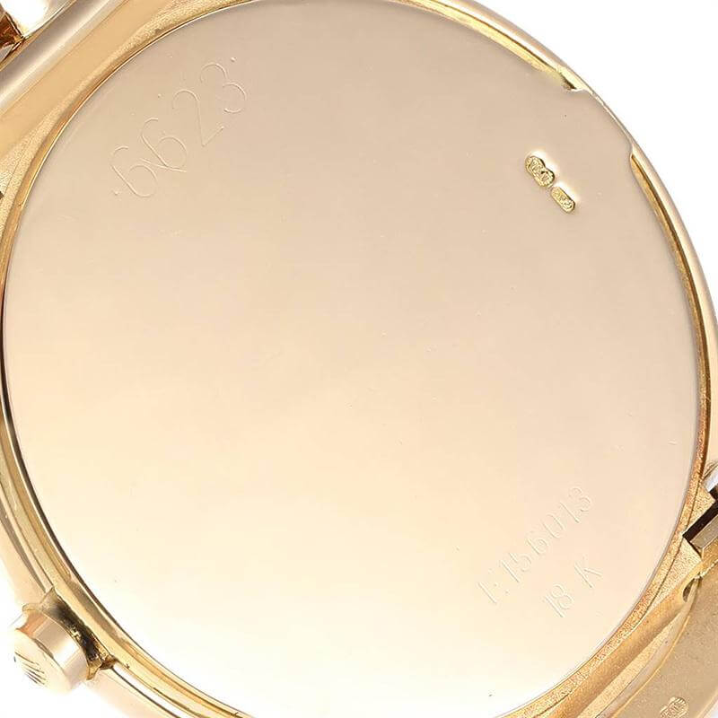 Rolex Brown 18K Yellow Gold Cellini
