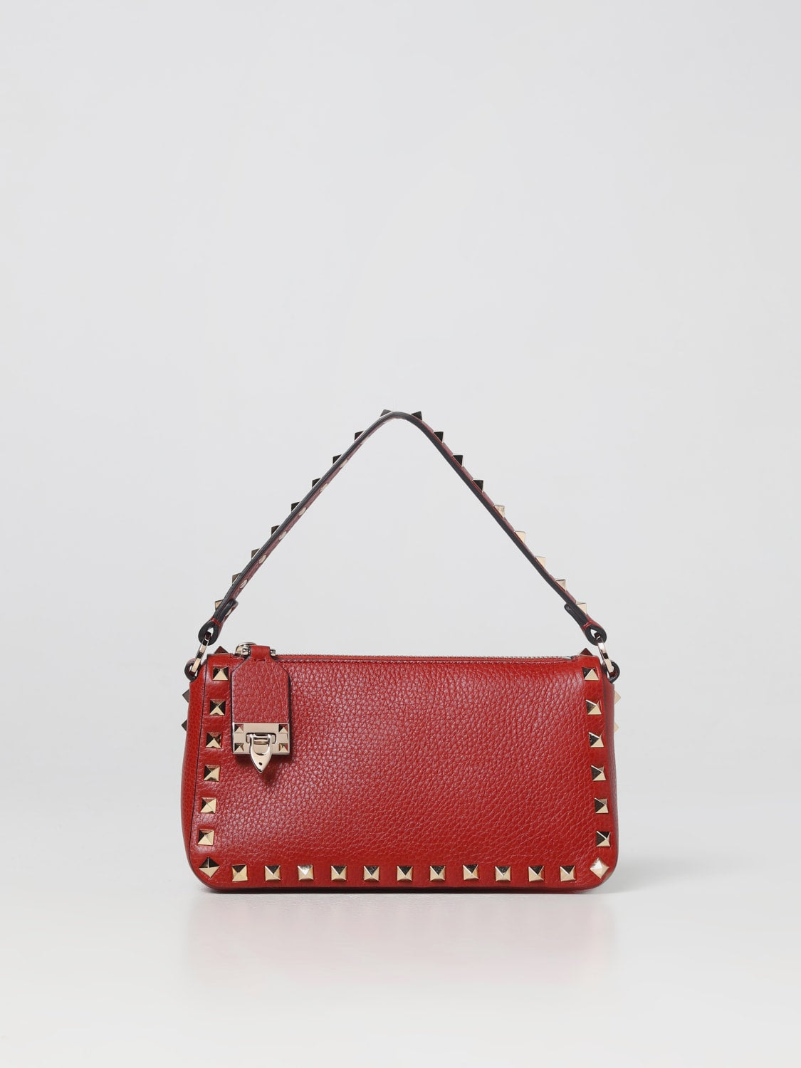 Sac porté épaule femme Valentino Garavani Rouge En Vrai Cuir