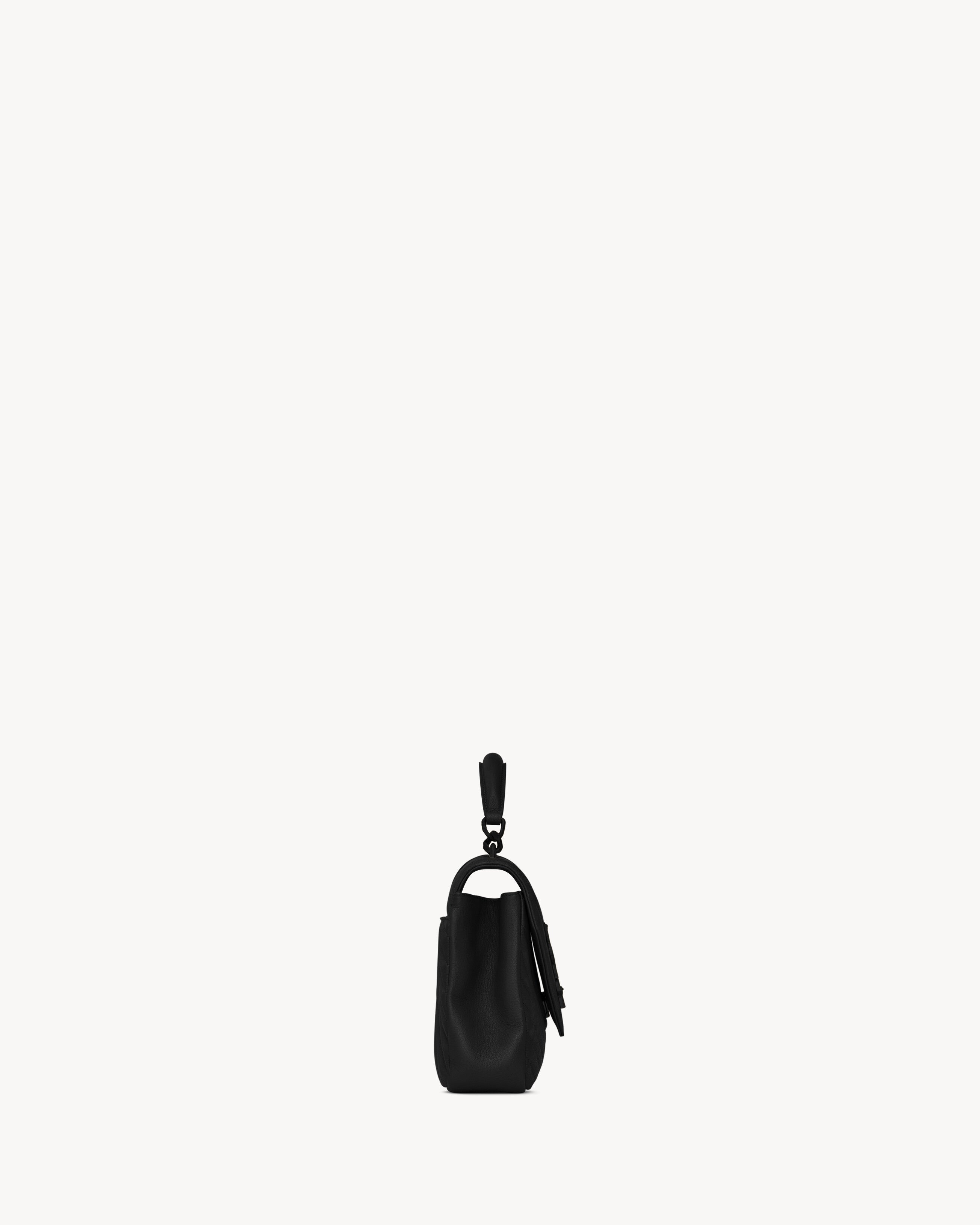 SAC YSL COLLÈGE MEDIUM EN SEMI CUIR MATELASSÉ
NOIR