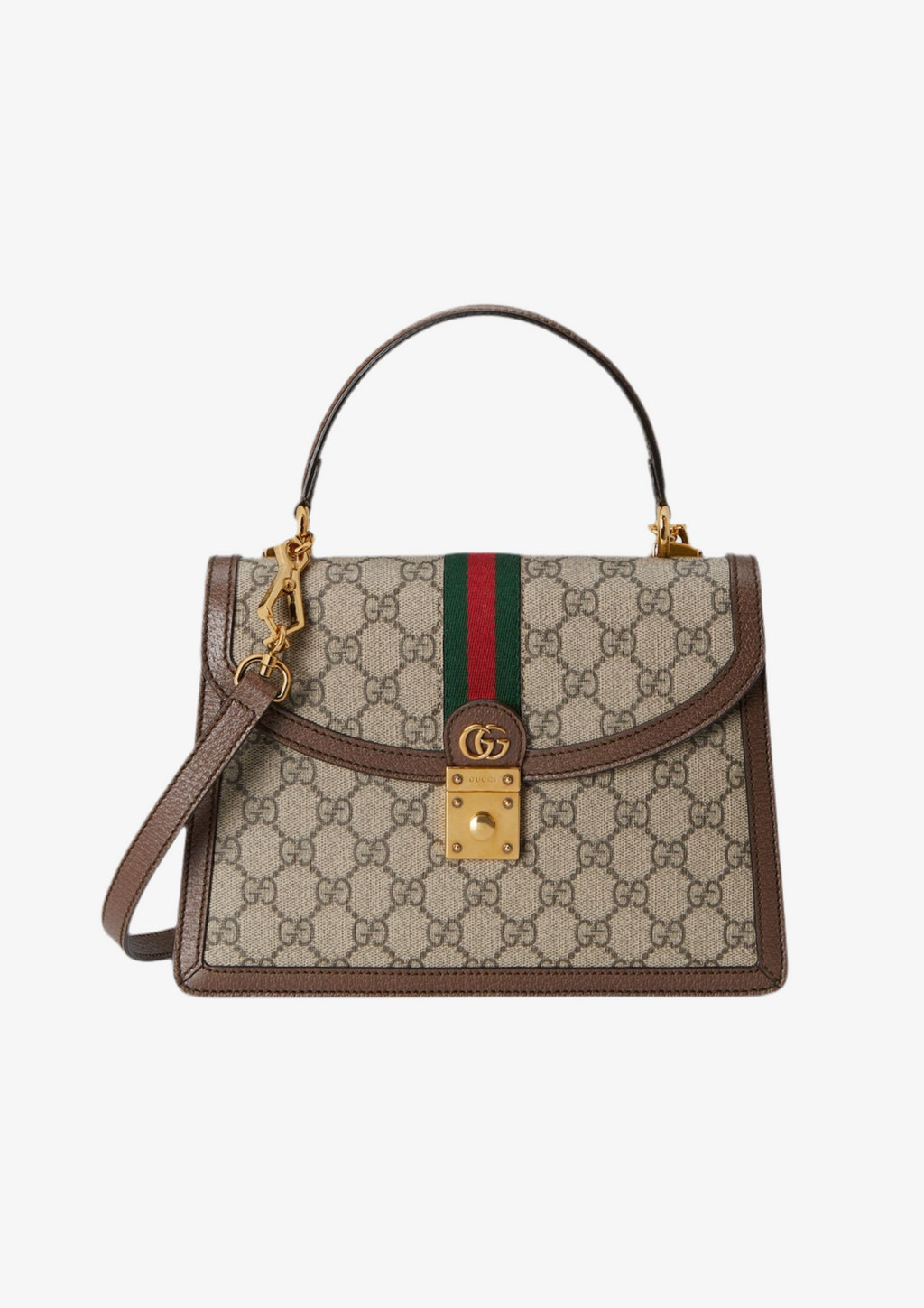 SAC OPHIDIA MINI À POIGNÉE SUPÉRIEURE AVEC TOILE