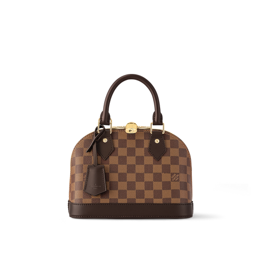 SAC À MAIN ALMA BB DAMIER EN VRAI CUIR