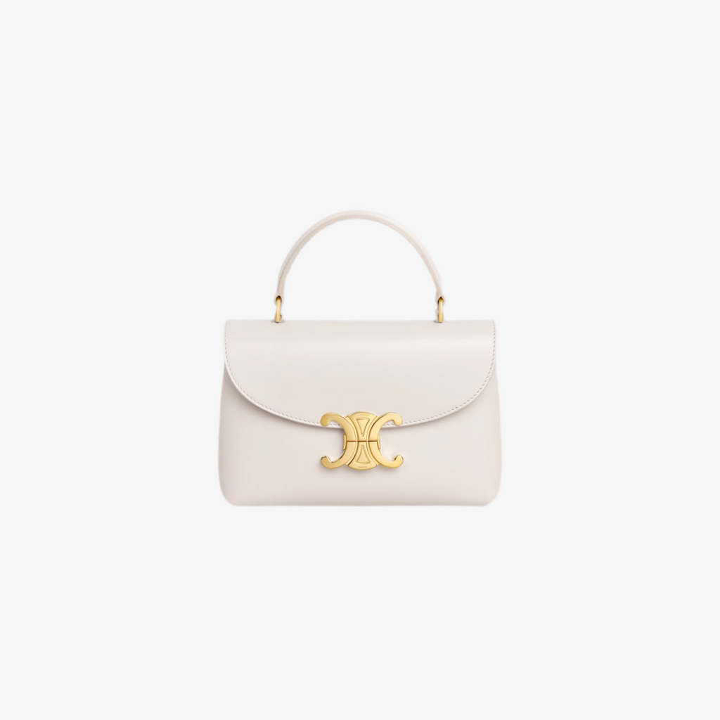 SAC NINO TEEN VEAU SOUPLE GRAINÉ EN BLANC